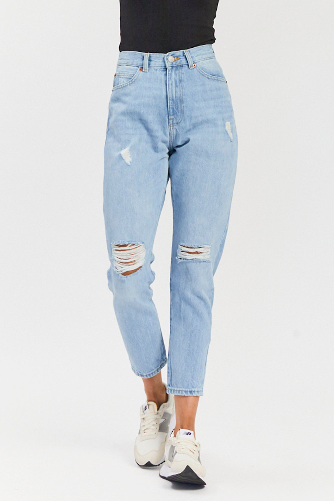 Nora Jeans - Destiny Blue Ripped - Dr Denim Jeans - Australia & NZ